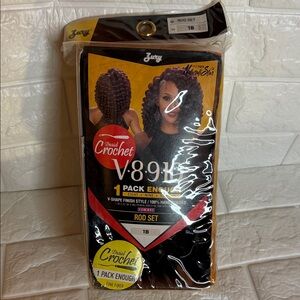 Zury Braid  Crochet Hair in Black (Rod Set) 1B